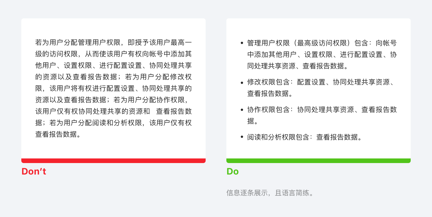 分段分条目