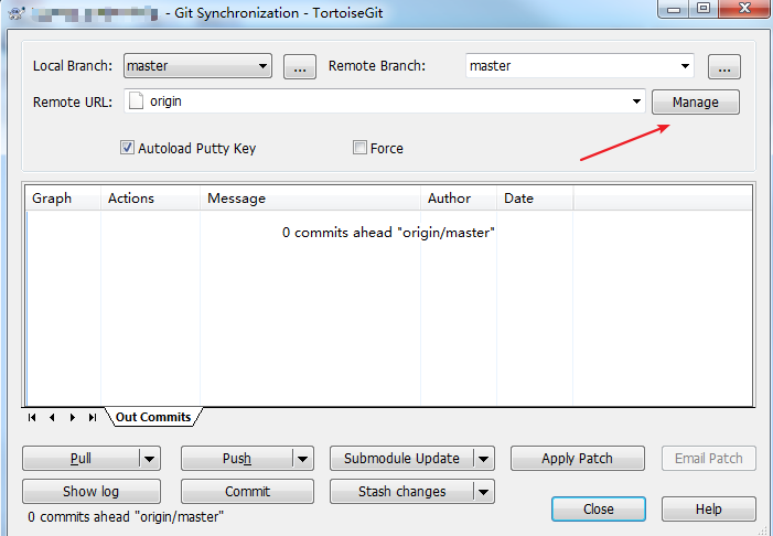 TortoiseGit 同步-管理